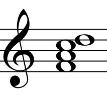 Augmented triad the 5 th is a semitone higher than the major chord 5 4 Time