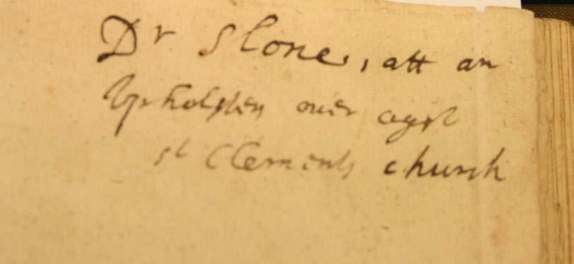 There is no extant shelf-list for Sloane s library which might help us to understand how the library was arranged, but is it difficult to conclude other than that the books were arranged on the