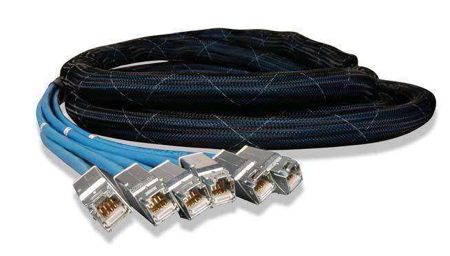Z-MAX 6A SHIELDED SYSTEM Z-MAX 6A Shielded Trunking Cable Assemblies Featuring factory terminated and tested shielded Z-MAX outlets and Siemon Category 6A shielded cable, Z-MAX 6A shielded copper