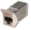 customer identification to match faceplates and other mounting accessories Robust Hinged Cable Retention Clip accommodates multiple cable diameters Quick-Ground Termination Cable shield is
