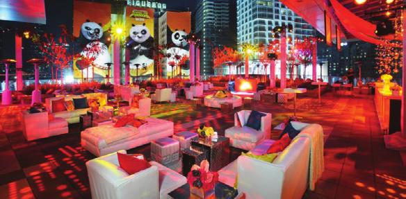 Situated underneath the stars and city lights, the Rooftop Terrace is
