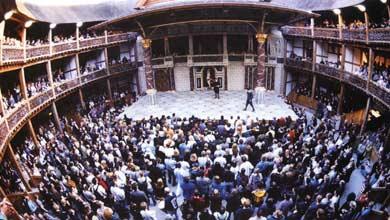 Inside the Globe Theatre Destroyed by fire on June 29, 1613 Rebuilt in June