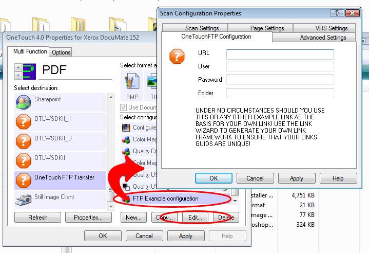 Scan Configuration Properties Page To support multiple configurations, you need to enable the Scan Configuration property page, and fill it in with the code to implement your configuration interface.