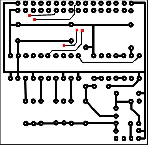 Rather than having a hand wired feature adapter, a pcb would be better, so I have designed one, it would