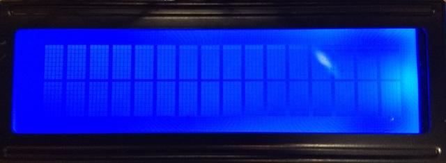 lcd.clear() You can also blink the cursor by turning it on and then calling the blink function with a
