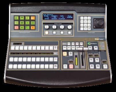 High Quality Overture1 Control Panel The Atem utilizes our award-winning Overture1 control panel.