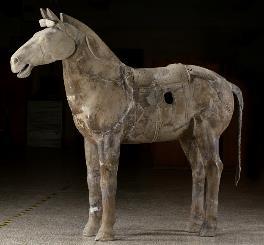 Section III: Quest for Immortality (Room 4) Cavalry Horse Qin dynasty (221 206 BC) Earthenware H. (67.7 in.