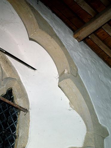 Wall paintings 13th C tub font Delicate tracery in SW window The Arcade Nave North Chapel Chancel St George Window Turner Monuments Piscina A Victorian plan indicates that the Victorian restorers did