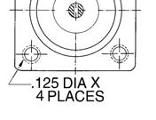 320 EXTENDED TERMINAL FLANGE MOUNT JACK CAPTIVE CONTACT (C) DIM (D) DIM 1540-550.160.