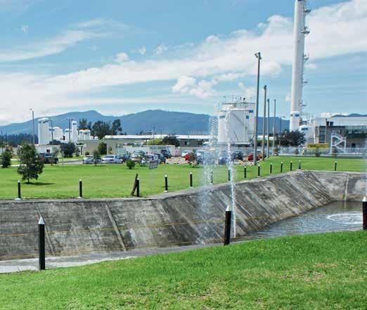 Alimentare cu apă industrială 82% bazată pe apa de ploaie, Sika Columbia Sa Fabrica Tocancipa, Columbia Sika Columbia a instalat un colector de apă centrală, rezervoare şi conducte separate pentru