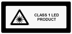 Safety Information! WARNING! Use of controls or adjustments other than those specified herein may result in hazardous radiation exposure. The OLS1 optical light source is a CLASS I LED PRODUCT.