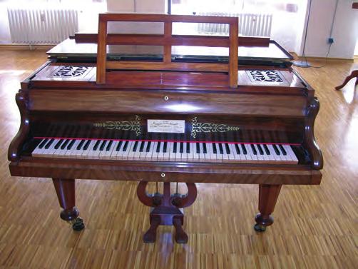 Historical piano collection 2011 Forte pianos Inventory number 7 John Broadwood & Sons London 1841 Fortepiano Patent