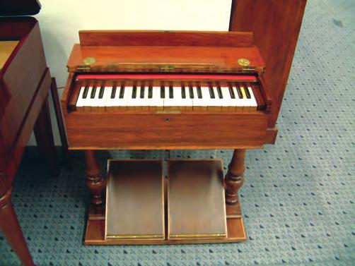 Reed Organs Historical piano collection 2011 Inventory number 48 C. Schroeder Berlin ca. 1850 Physharmonica C. Schroeder Berlin Mahogany.