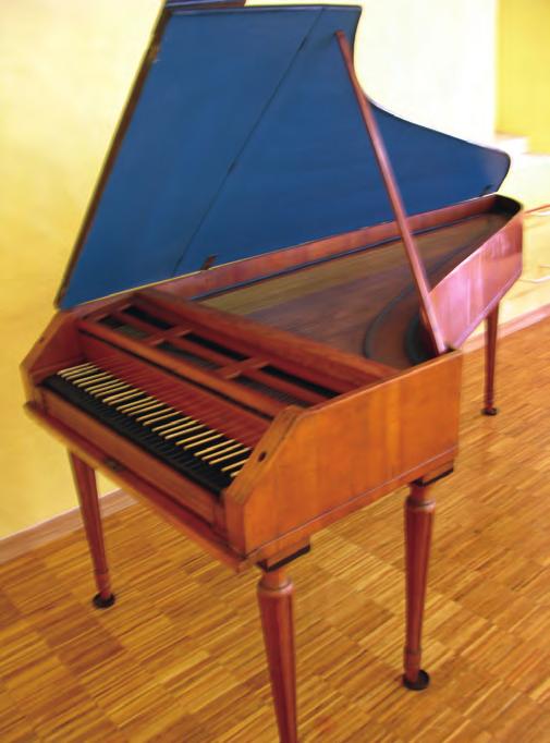 Historical piano collection 2011 Forte pianos Inventory number 3 Johann Andreas Stein Augsburg 1784 Fortepiano On paper