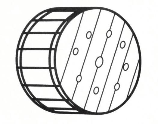 Laying PROFINET cables Store and transport the cable reel according to the picture (side view), so that the coiled cable does not entangle. 1.3.