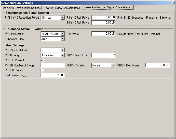 Running an Application Figure 10: EUTRA/LTE Downlink PC