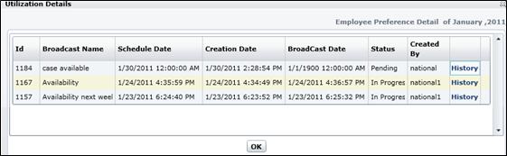 After finalizing filter selections, click [Show] to generate the Utilization report. 3.