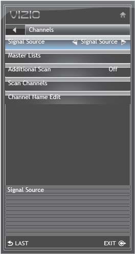 Chapter 8 Adjusting Your HDTV Settings The following is a more detailed description of the different OSD (On- Screen Display) menu settings and adjustments regarding the options and features which