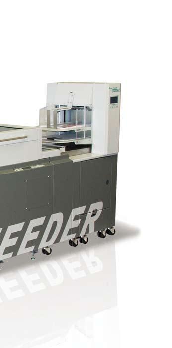 11 NAGEL Robo-Feeder Finishing in digital printing The Nagel Robo-Feeder reduces the cost and man-power involved in bookletmaking: Due to its short set-up times, this special feeder is particularly