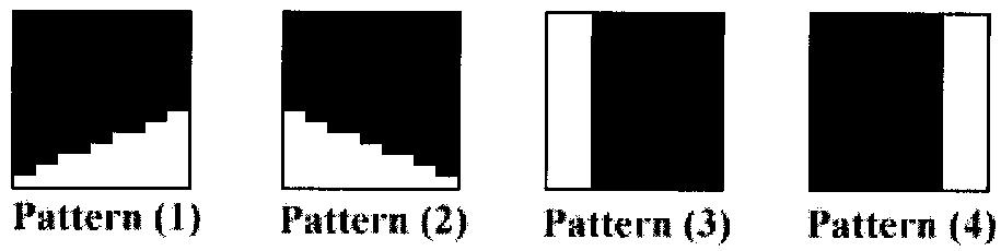 IEEE TRANSACTIONS ON CIRCUITS AND SYSTEMS FOR VIDEO TECHNOLOGY, VOL. 11, NO. 10, OCTOBER 2001 1129 TABLE I THE RULE FOR CLASSIFYING THE TYPES OF MB Fig. 1. The eight patterns for moving region approximation.