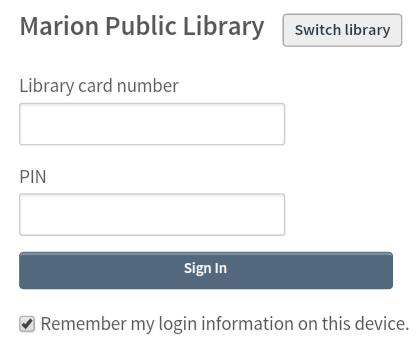 ) Check the box to Remember your login information and Sign In. 8.