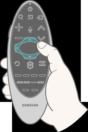 Using the Touch Pad and the Directional Buttons The touch pad and directional buttons on the Samsung Smart Control let you select and