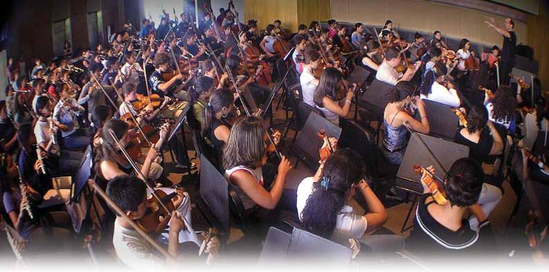 A two-way world conservatory ne of the key values imparted to the musicians of the System is the quest for excellence in any activity they undertake.