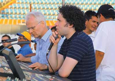 Dudamel loves to know all the details of the concerts III Rattle has said that you are the best trained conductor he has ever known. That s impressive.