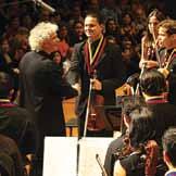principal violins of the Berlin Philharmonic came up to me and said that we had a lot to learn from these children. So I felt that one day I ought to come to Venezuela to conduct them.