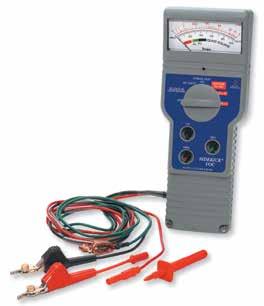 Measures resistance, AC/DC volts, quasi square wave, and pair balance. Identifies shorts, opens, crosses and grounds. Replaces the need for other meters.