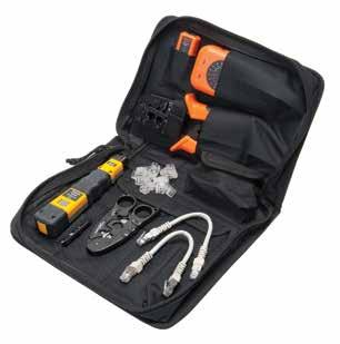 = new product = Replacement Part = Accessory B = Bare tool DataReady Kit The complete Category 5 datacomm tool set in a handy zipper case. Everything needed for a CAT-5 installation except the cable.