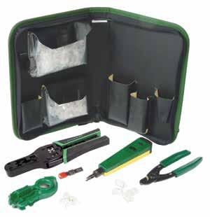 Outside pockets provide convenient storage of instruction manuals or worksite documents.