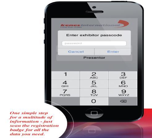 K-Lead Retrieval App (NO DEVICE is included) The Application should be installed on your company/personal device.