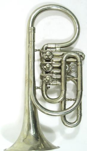Name of Instrument: cornet in Bb Maker / Brand: Hall & Quinby Stearns Catalog #: 0856 Country of Origin: Boston, Massachusetts, USA Region of