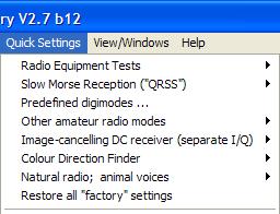 Setting SL in default mode (Factory Settings) Every time SL is started, it sets the previous set-up that existed at turn-off.