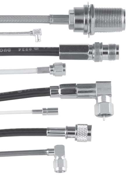 Fixed Length Cable Assemblies SMA Straight Plug to BNC Straight Plug Part Cable Cable Connector Connector No.