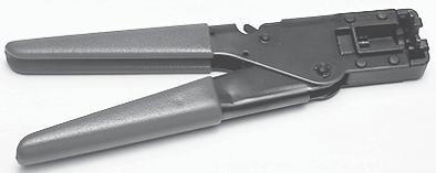 RF and CATV Crimp Tools Compression Crimp Tool For F (CATV) type weatherproof compression connectors (RG-59 and RG-6 single, Tri/Quad series