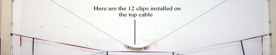 In order to accomplish this you will need to lower the top cable by disconnecting the end of the cable from the