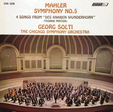 March 26, 1970 Begins first recording sessions with the CSO, with Mahler s Fifth and Sixth symphonies in Medinah