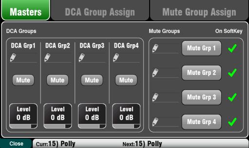 8. Processing and Mix Functions 8.1 Channel Naming Qu channels, FX, mixes and groups can be named using the screen keypad.
