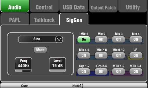 10.2 Audio Setup Talkback Set up and assign Talkback to talk to the musicians via their monitors, or make announcements via the house (PA) mix: HPF Dial in the High Pass Filter to remove low
