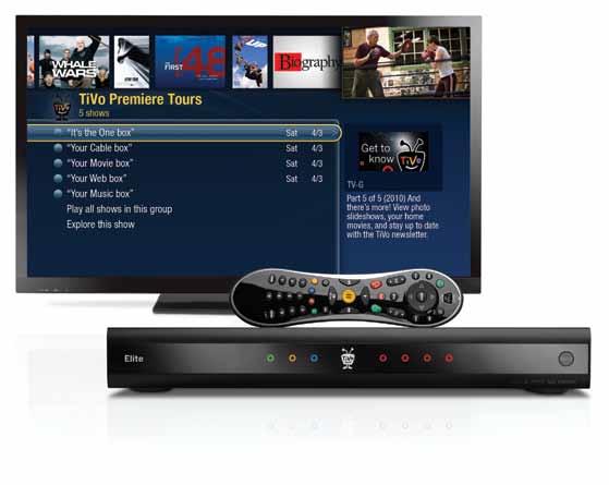 Take a Video Guided Tour Now that TiVo Premiere is connected to the network all the amazing features that set the TiVo service apart from the competition are ready to explore and control.