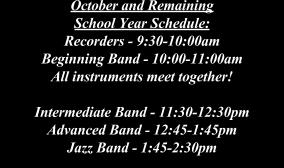 Instrumental Music - Concert Band, Jazz Band, and Guitar Tuesday Music Classes with Mr. Cover are held in Modesto at Hart Ransom School 3930 Shoemake Ave.