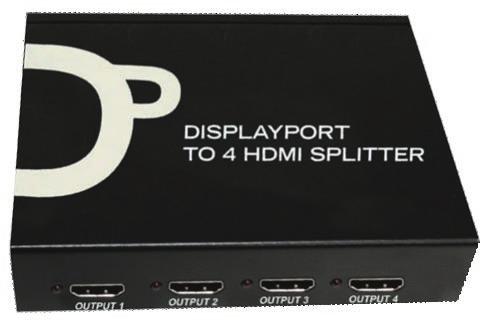 to 1920x1080 to four separate HDMI displays video