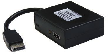 to HDMI DISPLAYPORT PIGTAIL MST to HDMI 1x2 Matrix MST Pigtail Model: R06-MST-102-HD-P Split and