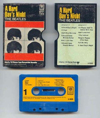 United Artists K-9006 White-shelled tape with boxed UA logo. Cassette comes in slide-out black title box. Contains an extended version of the title song.
