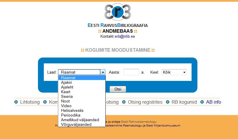 Estonian national bibliography