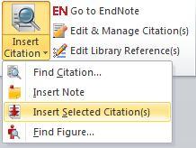 Click this to display the CWYW ribbon: Inserting references Open Word and type a short paragraph of text, ready to add citations Step 1: Insert