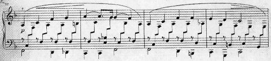 and ends in A Major (m. 20). In comparing the other A sections to the first, I find them to be diminished in length. For example, the second A (refrain) is 12 measures long (mm.