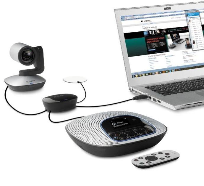 Participate in a video conference in a small group To participate in a video conference with three to five people in the same room, we recommend that you use the Logitech ConferenceCam Connect system.